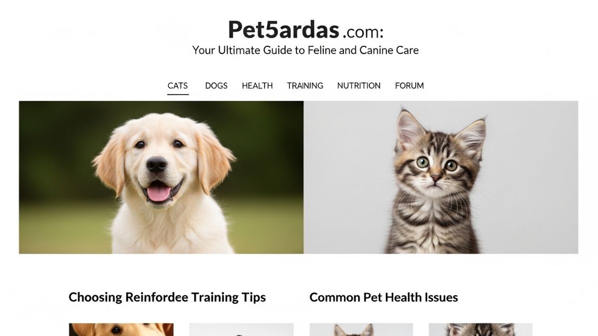 Pet5ardas com: Your Ultimate Guide to Feline and Canine Care