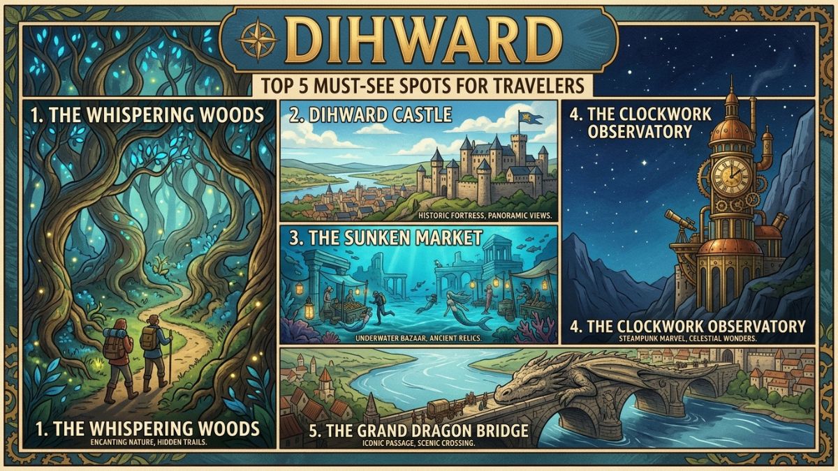 Dihward: Top 5 Must-See Spots for Travelers