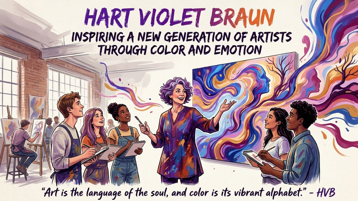 Hart Violet Braun: Inspiring a New Generation of Artists through Color and Emotion